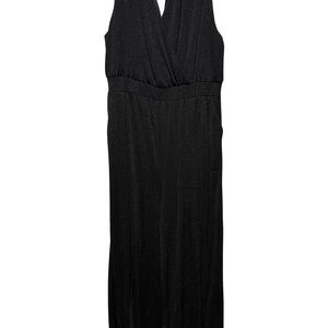 Torrid Black Sparkle Wide Leg Sleeveless Jumpsuit